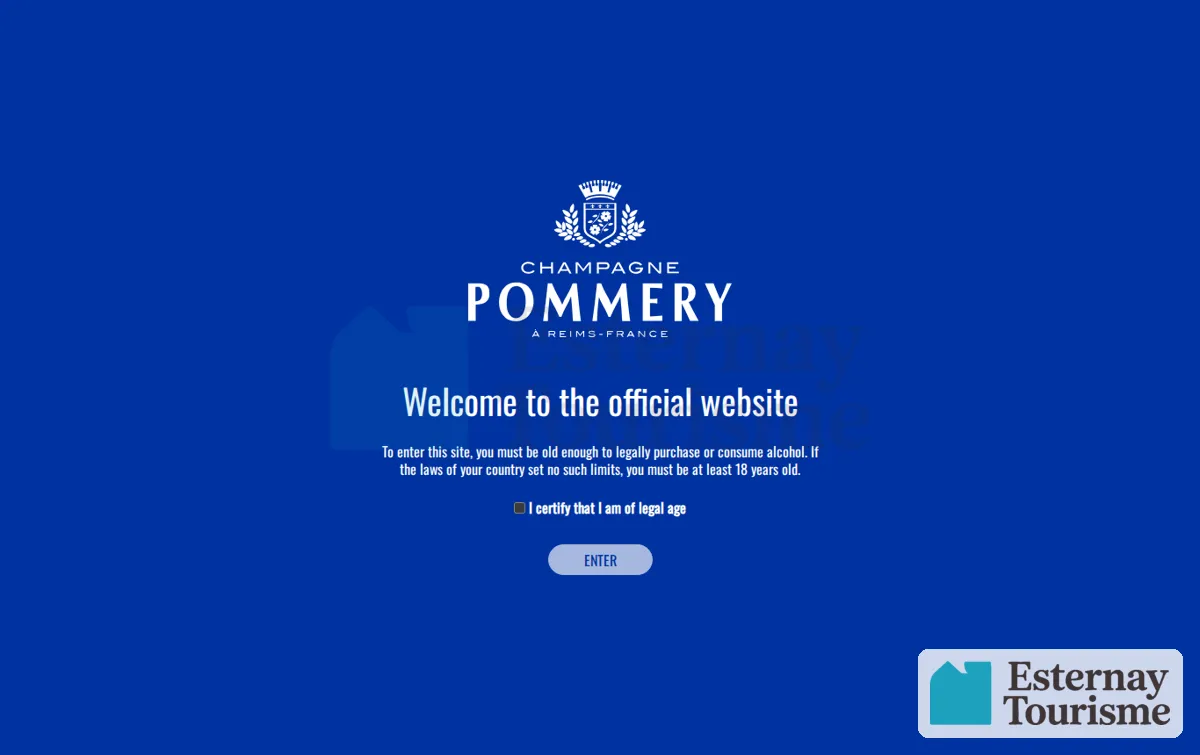 Capture : Home - Champagne Pommery